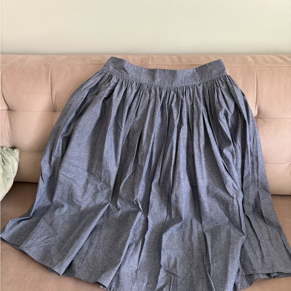 Trashy Diva Chambray Size 10 Midi Skirt